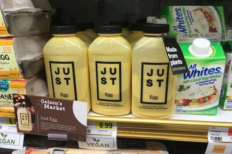 Plant-based JUST Egg is already outselling established liquid egg