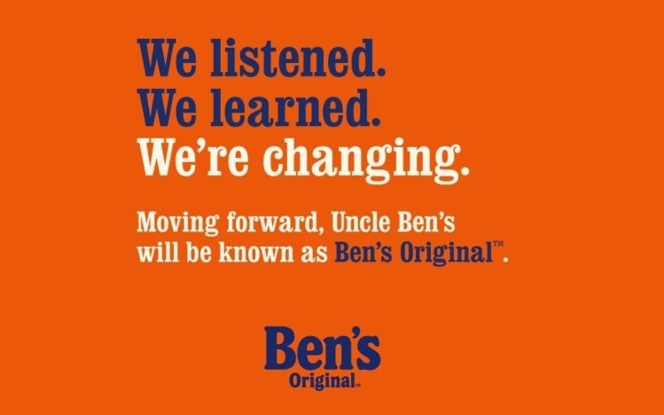 We listened, we learned, we're changing…' Uncle Ben's rebrands to more  'inclusive' Ben's Original