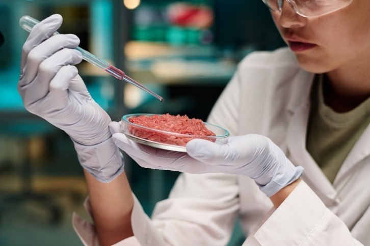 Cultivated meat costs can be significantly reduced through improving the efficiency of the process, and reducing the costs of the cell culture media. Image Source: Getty Images/ AnnaStills