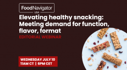 Elevating healthy snacking: Meeting demand for function, flavor, format