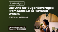 Low and no-sugar beverages: from soda 2.0 to flavored waters